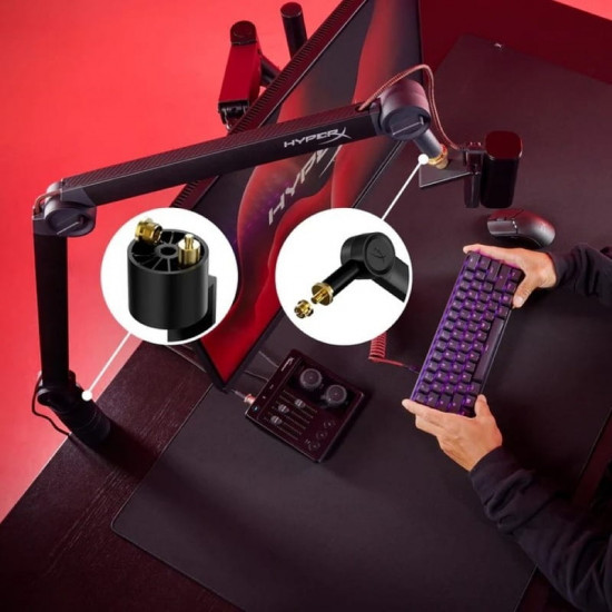 Пантограф для мікрофону HyperX Caster Mic Black (786H6AA)