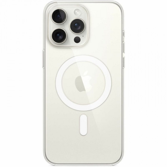 Чохол-накладка Apple Clear Case with MagSafe для Apple iPhone 15 Pro Max Clear (MT233)