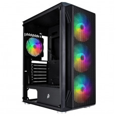 Корпус 1stPlayer X5-BK-4F1 Black без БЖ