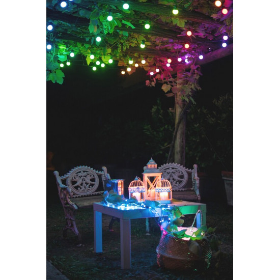 Smart LED гірлянда Twinkly Cluster RGB Gen II (TWC400STP-BEU) 400LED, 6м, BT+WiFi