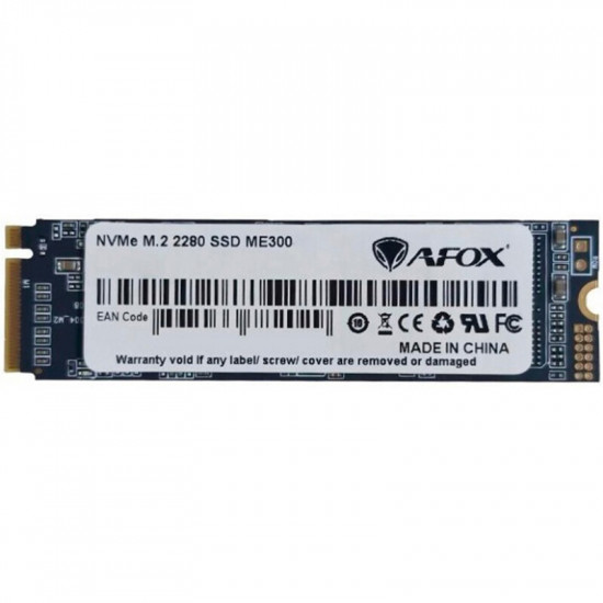 Накопичувач SSD  512GB Afox ME300 M.2 2280 NVMe PCIe 3.0 x4 3D NAND (ME300-512GN)
