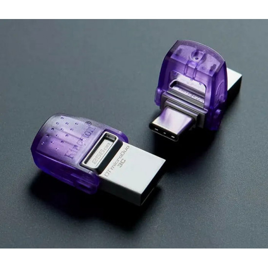 Флеш-накопичувач USB3.2 128GB Type-C Kingston DataTraveler microDuo 3C (DTDUO3CG3/128GB)