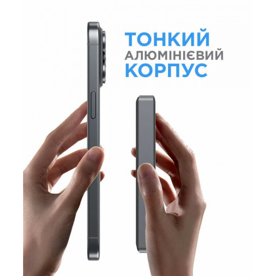 Універсальна мобільна батарея Sigma mobile X-power SI10A7QL-MAG 10000mAh Grey