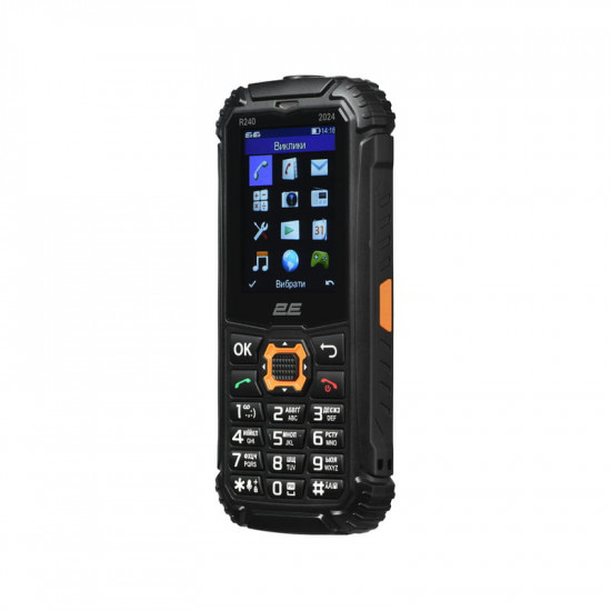 Мобiльний телефон 2E R240 2025 Dual Sim Black (694743657623)