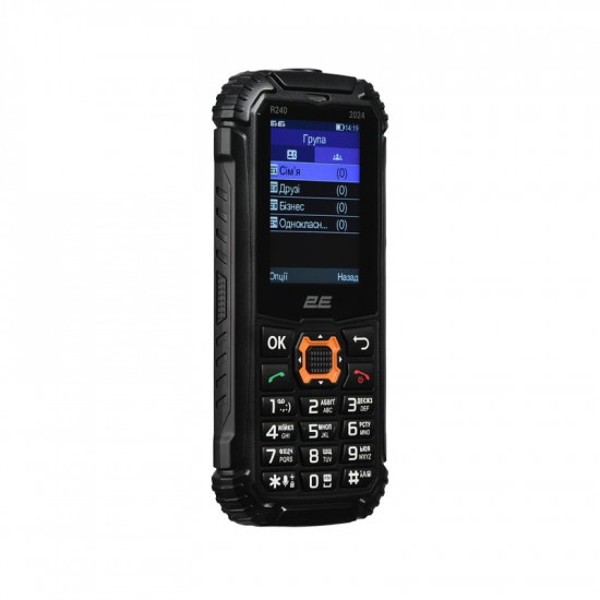 Мобiльний телефон 2E R240 2025 Dual Sim Black (694743657623)