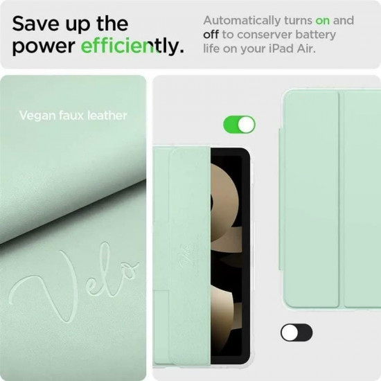 Чохол-книжка Spigen Ultra Hybrid Pro для Apple iPad Air 10.9" (2020 / 2022) Green (ACS02700)