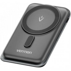 Універсальна мобільна батарея Vention Magnetic Wireless 10000mAh 20W Black (FHNB0)
