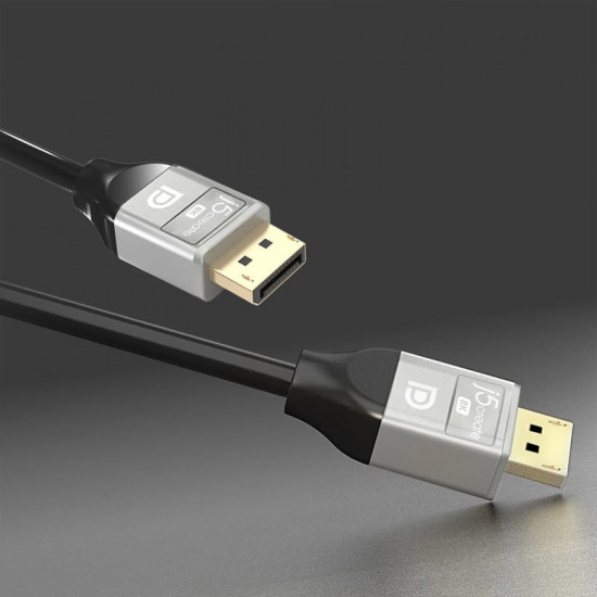 Кабель J5create DisplayPort - DisplayPort, 2м, Black (JDC43-N)