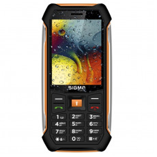 Мобiльний телефон Sigma mobile X-style 323 Rain Black/Orange (4827798885727)
