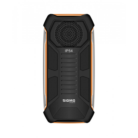 Мобiльний телефон Sigma mobile X-style 323 Rain Black/Orange (4827798885727)