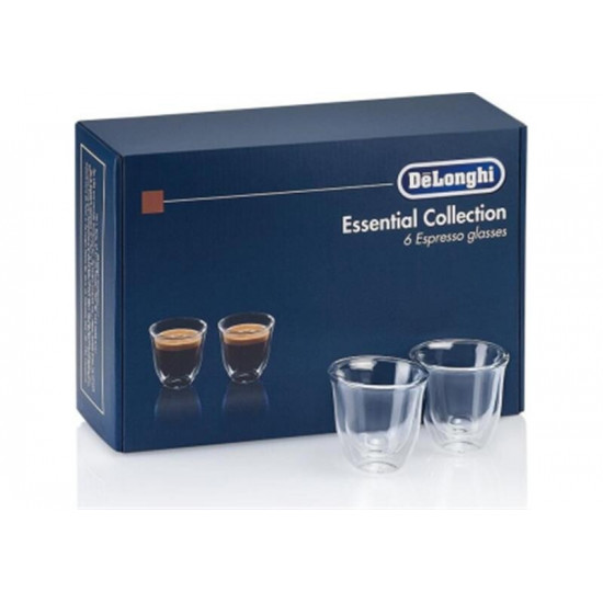 Набір стаканів Delonghi DLSC300 Espresso 6 предметів