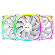 Вентилятор Montech AX120 (W3I1) PWM ARGB White