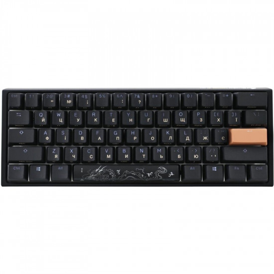 Клавіатура Ducky One 3 Mini Cherry MX Brown RGB UA USB Black (DKON2161ST-BUAPXCLAWSC1)