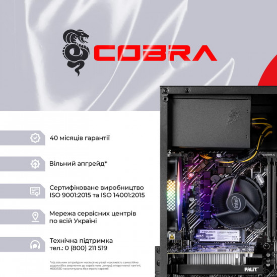 Персональний комп`ютер COBRA Advanced (I121F.16.S1.96XT.25149)