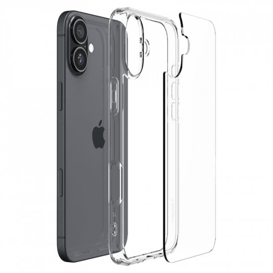 Чохол-накладка Spigen Ultra Hybrid для Apple iPhone 16 Plus Crystal Clear (ACS08069)