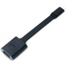 Адаптер Dell USB-C-USB 3.0 Black (470-ABNE)