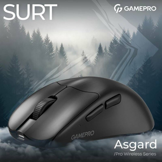 Миша бездротова Gamepro Asgard Surt Black (GM017B)