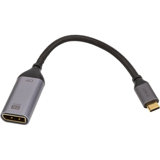 Адаптер Cabletime USB Type-C - DisplayPort (M/F) 0.1м Black (CA913671)