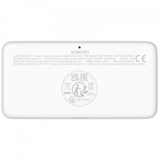 Датчик температури та вологості Xiaomi Mi Temperature and Humidity Monitor Clock