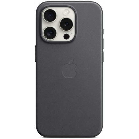 Чохол-накладка Apple FineWoven Case with MagSafe для Apple iPhone 15 Pro Black (MT4H3)