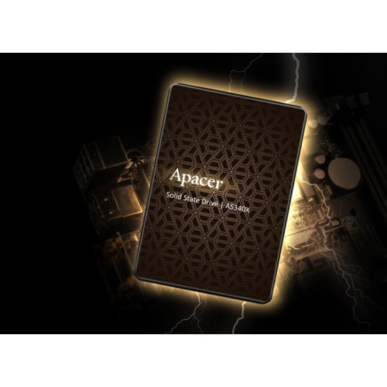Накопичувач SSD  120GB Apacer AS340X 2.5" SATAIII TLC (AP120GAS340XC-1)