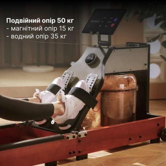 Гребний тренажер KingSmith WM10 Walnut Wood
