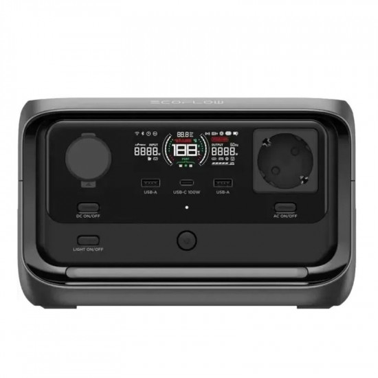 Зарядна станція EcoFlow River 3 Plus, 600W, 286Wh  (EFRIVER3PLUS-EU-CBOX)_EU
