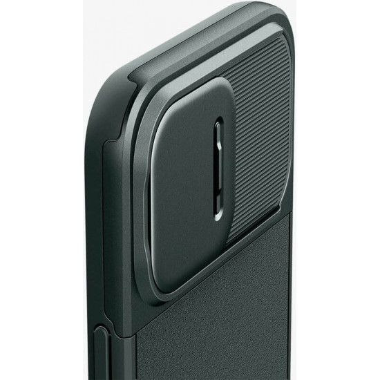 Чохол-накладка Spigen Optik Armor MagFit для Apple iPhone 15 Pro Abyss Green (ACS06739)