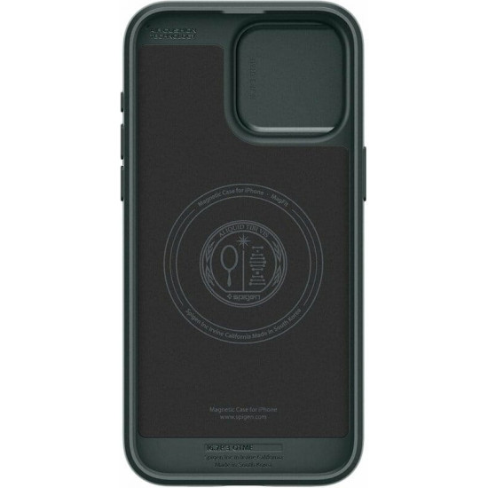 Чохол-накладка Spigen Optik Armor MagFit для Apple iPhone 15 Pro Abyss Green (ACS06739)