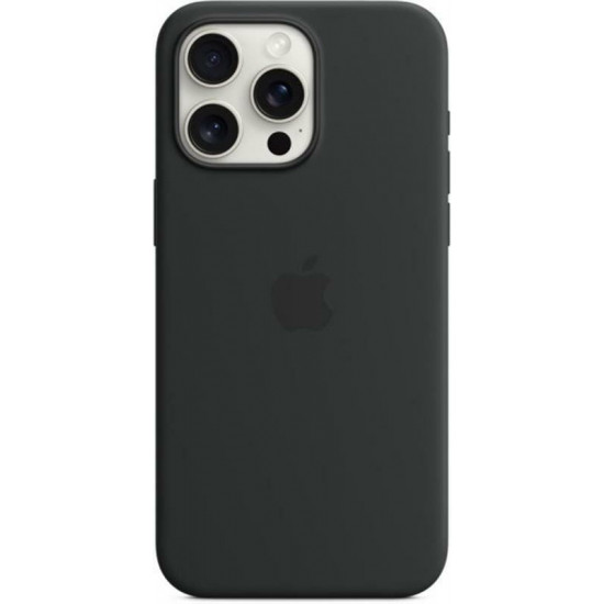 Чохол-накладка Apple Silicone Case with MagSafe для Apple iPhone 15 Pro Max Black (MT1M3)