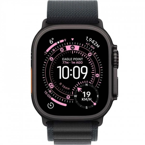 Смарт-годинник Apple Watch Ultra 3 GPS + Cellular 49mm Black Titanium Case with Black Alpine Loop - Medium (MF0V4QP/A)