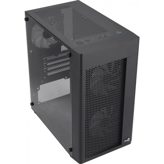 Корпус AeroCool Hexform-G-BK-v2 (ACCS-PV38033.11) Black без БЖ