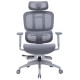 Крісло офісне Officepro Skyline Footrest Gray/Dark Gray (OC750-G-DG-DG)