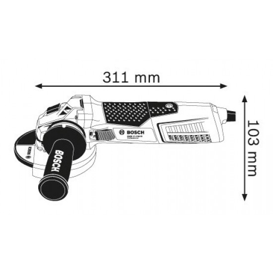 КШМ Bosch GWS 19-125 CIE (060179P002)
