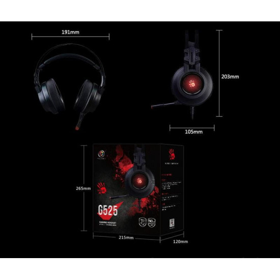 Гарнітура Bloody G525 Black