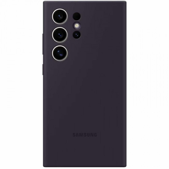 Чохол-накладка Samsung Silicone Cover для Samsung Galaxy S24 Ultra SM-S928 Dark Violet (EF-PS928TEEGWW)