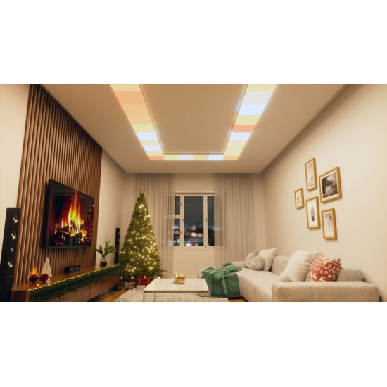 Світильник стельовий Nanoleaf Skylight Starter Kit, 3 шт., Apple HomeKit (NF083K02-3SL)