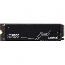 Накопичувач SSD  512GB Kingston KC3000 M.2 2280 PCIe 4.0 x4 NVMe 3D TLC (SKC3000S/512G)