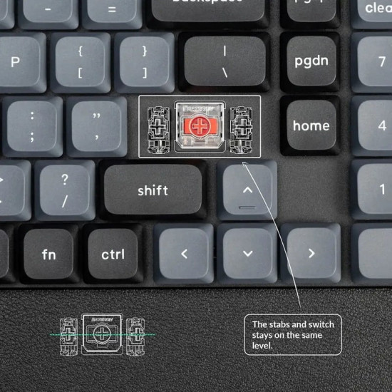 Клавіатура бездротова Keychron K17 PRO 100Key (K17P-H1-UA)