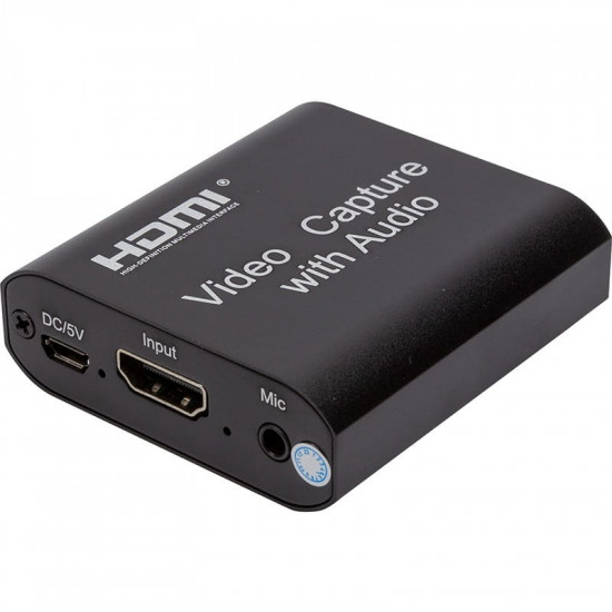 Пристрій відеозахоплення PowerPlant HDMI 4k/30hz (HDVC4) (CA914159)
