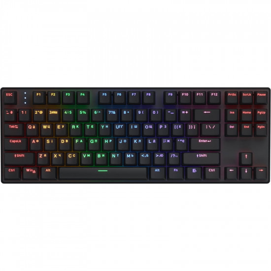 Клавіатура Hator Icefall Mecha TKL Wireless Rainbow Black (HTK287UA)