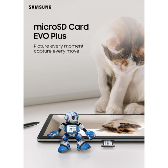 Карта пам`яті MicroSDXC  512GB UHS-I/U3 Class 10 Samsung Evo Plus R160MB/s + SD-адаптер (MB-MC512SA/EU)