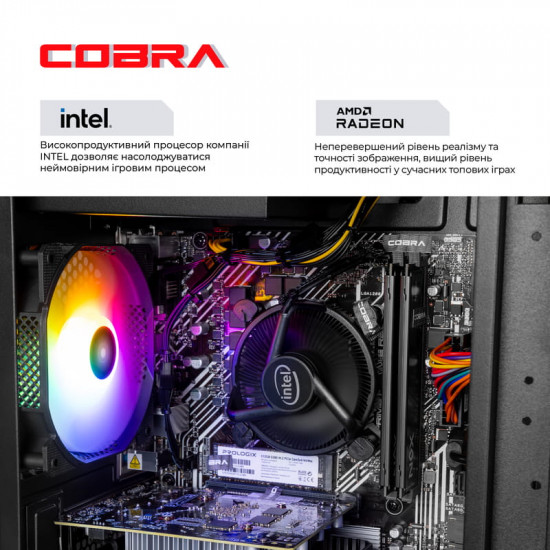 Персональний комп`ютер COBRA Advanced (I121F.16.H1S2.96XT.25144)
