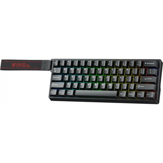 Клавіатура Aula WIN60 HE Magnetic Switch Black (6978080504029)