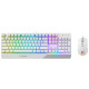 Комплект (клавіатура, миша) MSI Vigor GK30 Combo UA White