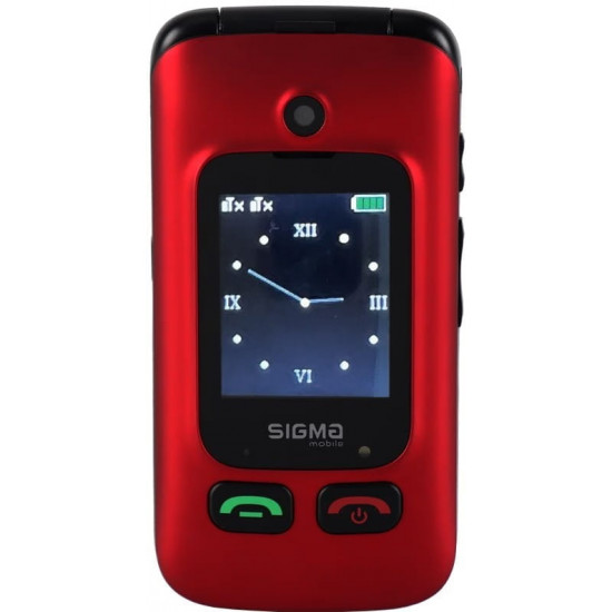 Мобiльний телефон Sigma mobile Comfort 50 Shell Duo Type-C Dual Sim Red/Black (4827798212516)