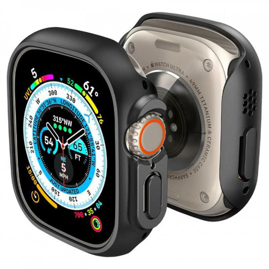 Чохол Spigen Thin Fit до Apple Watch Ultra 49mm Black (ACS05458)
