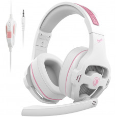 Гарнітура Sades SA-726 Ppower White/Pink (sa726wpj)