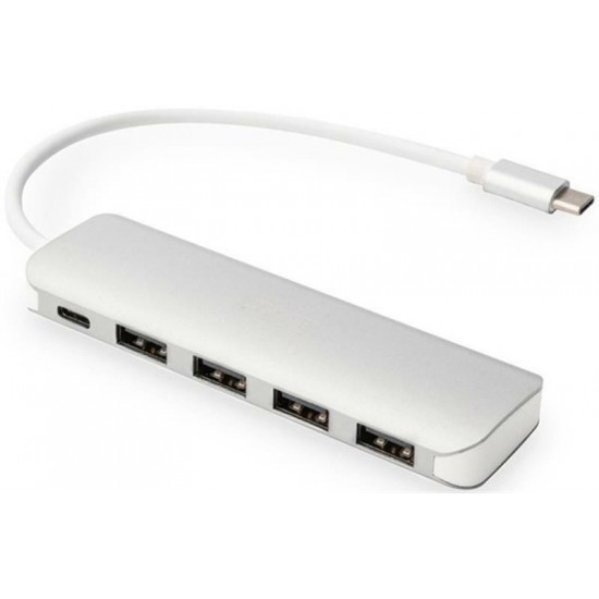 Концентратор USB-C Digitus (DA-70242-1) White 4хUSB3.0