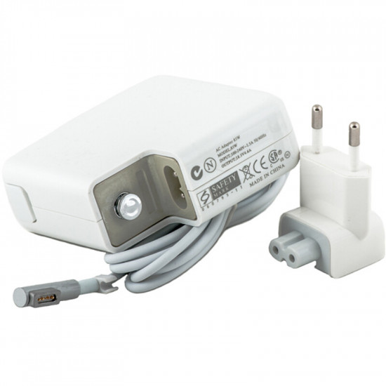 Блок живлення PowerPlant для ноутбука Apple 220V, 18.5V 85W 4.6A Magnet tip (AP85EMAG)